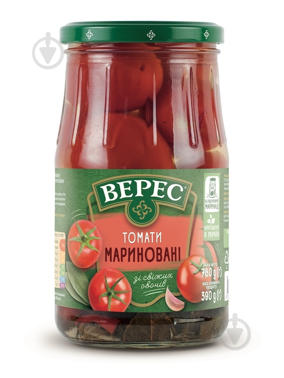 Томаты Верес маринованные 780 г - фото 1 Томаты Верес маринованные 780 г - фото 1