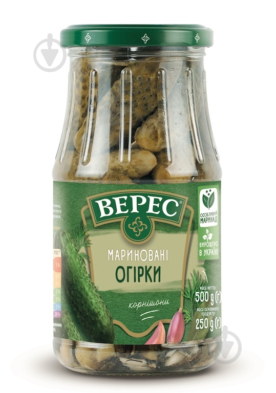 Огурцы Верес маринованные 500 г - фото 1