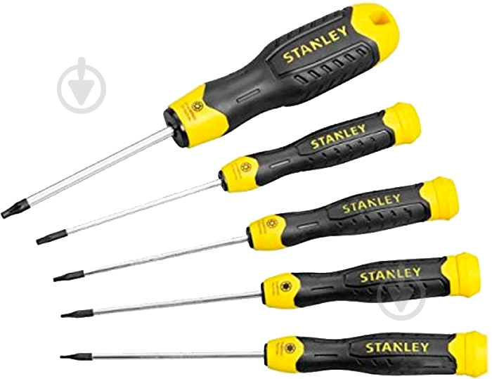 Набір викруток Stanley Coushen Grip TORX STHT2-65155 - фото 1 Набір викруток Stanley Coushen Grip TORX STHT2-65155 - фото 1