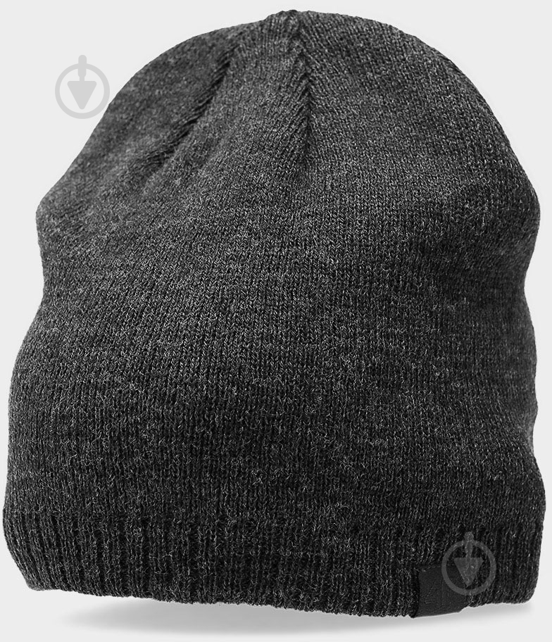 Шапка 4F 4FAW23ACAPM304-23M р.one size темно-серый - фото 1 Шапка 4F 4FAW23ACAPM304-23M р.one size темно-серый - фото 1