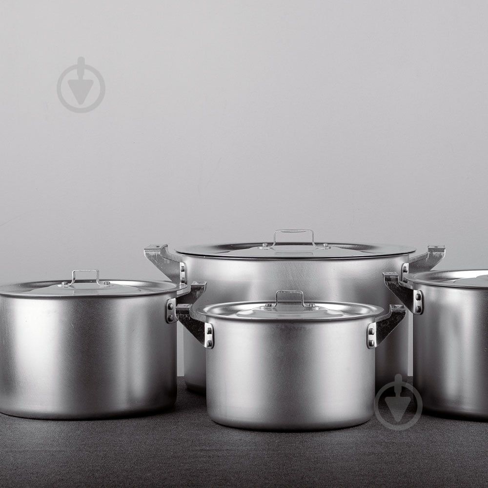 Набір каструль Gusto GT-1600-05 з кришками 3,5 л/4,5 л/6 л/8 л/10 л (BP121716) - фото 3