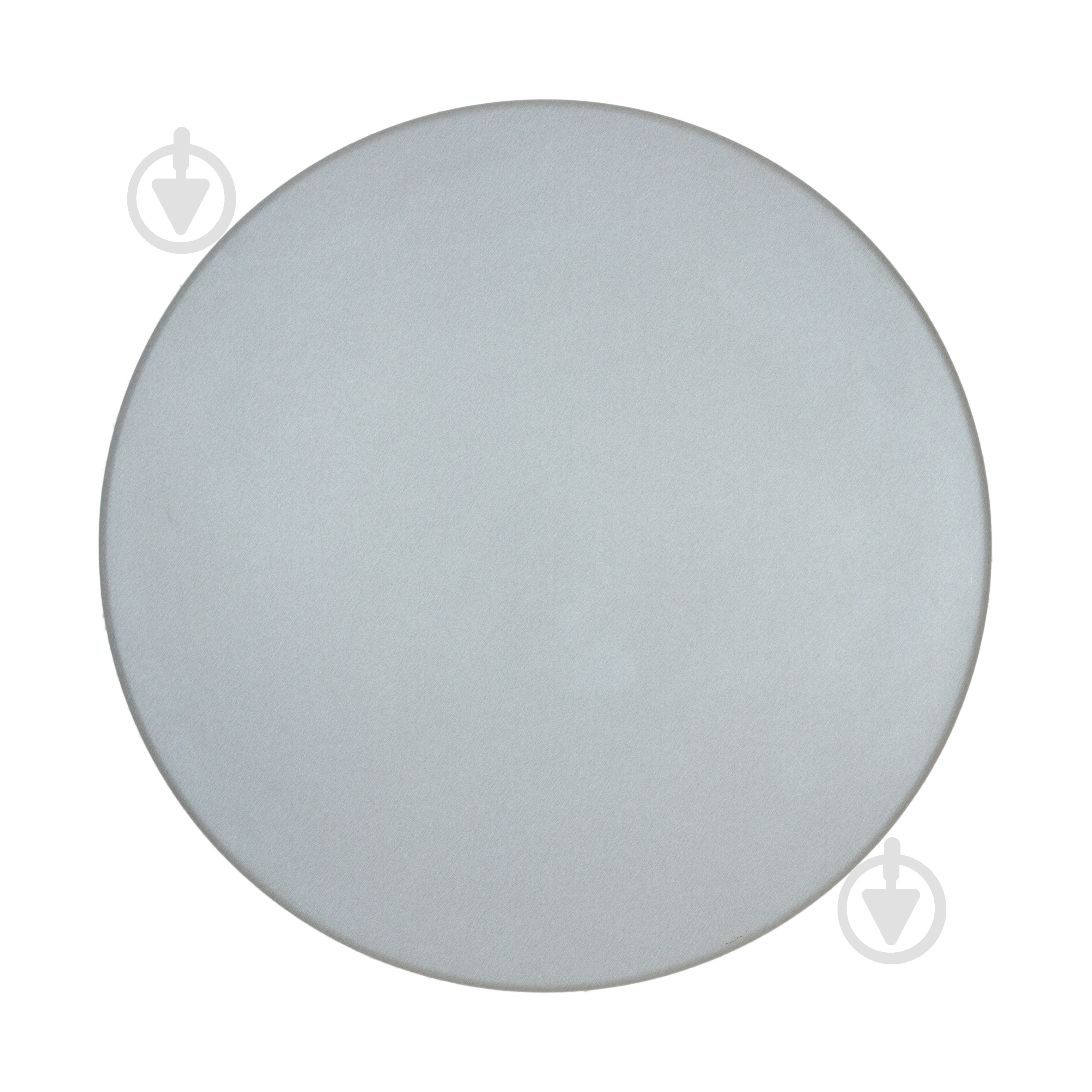 Столешница для стола Topalit D800 мм 0107 круглая brushed silver - фото 1