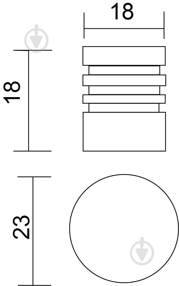 Мебельная ручка кнопка DC DGA 27 G5 на одно отверстие мм матовый никель - фото 2 Мебельная ручка кнопка DC DGA 27 G5 на одно отверстие мм матовый никель - фото 2