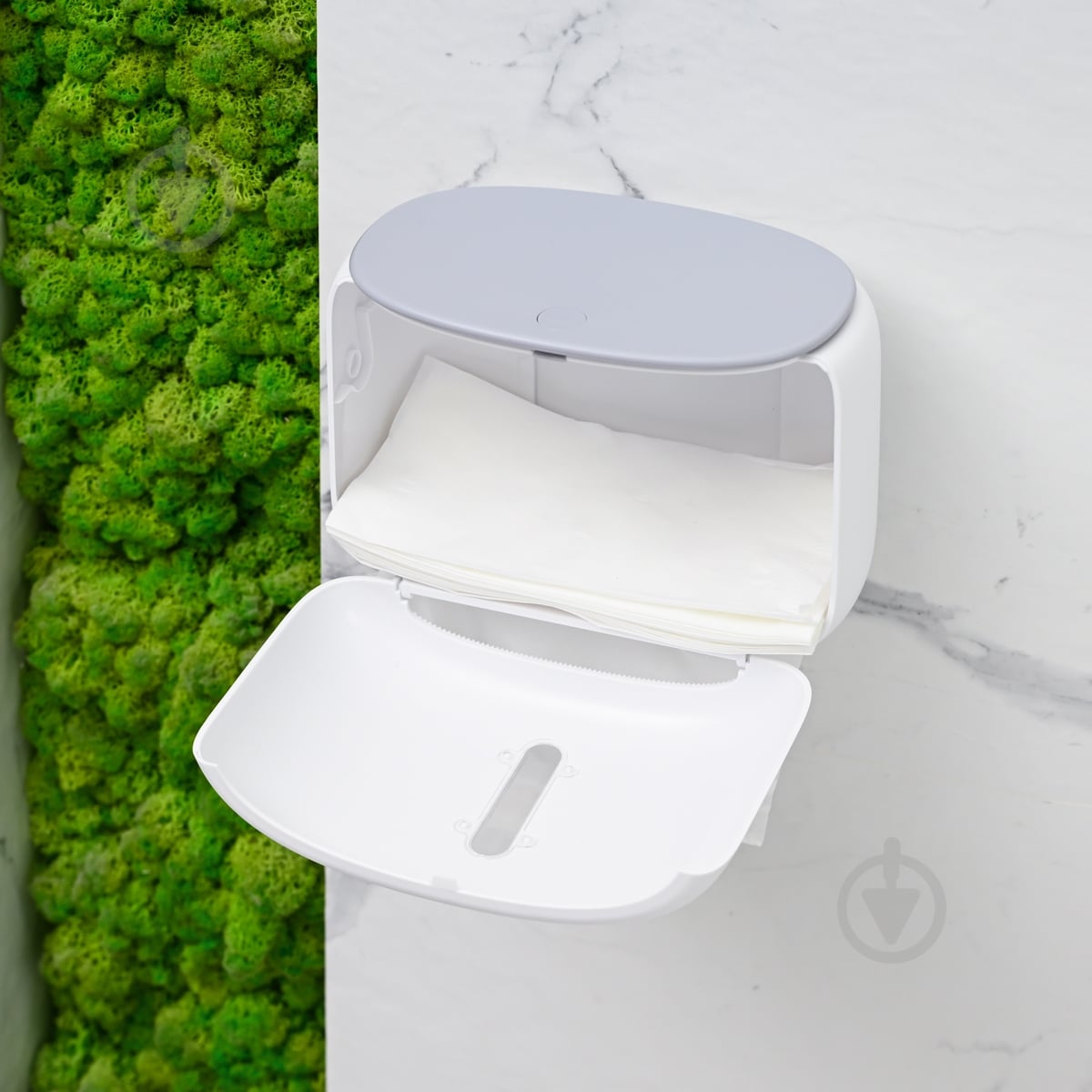 Держатель для туалетной бумаги MVM BP-43 White/Gray - фото 16