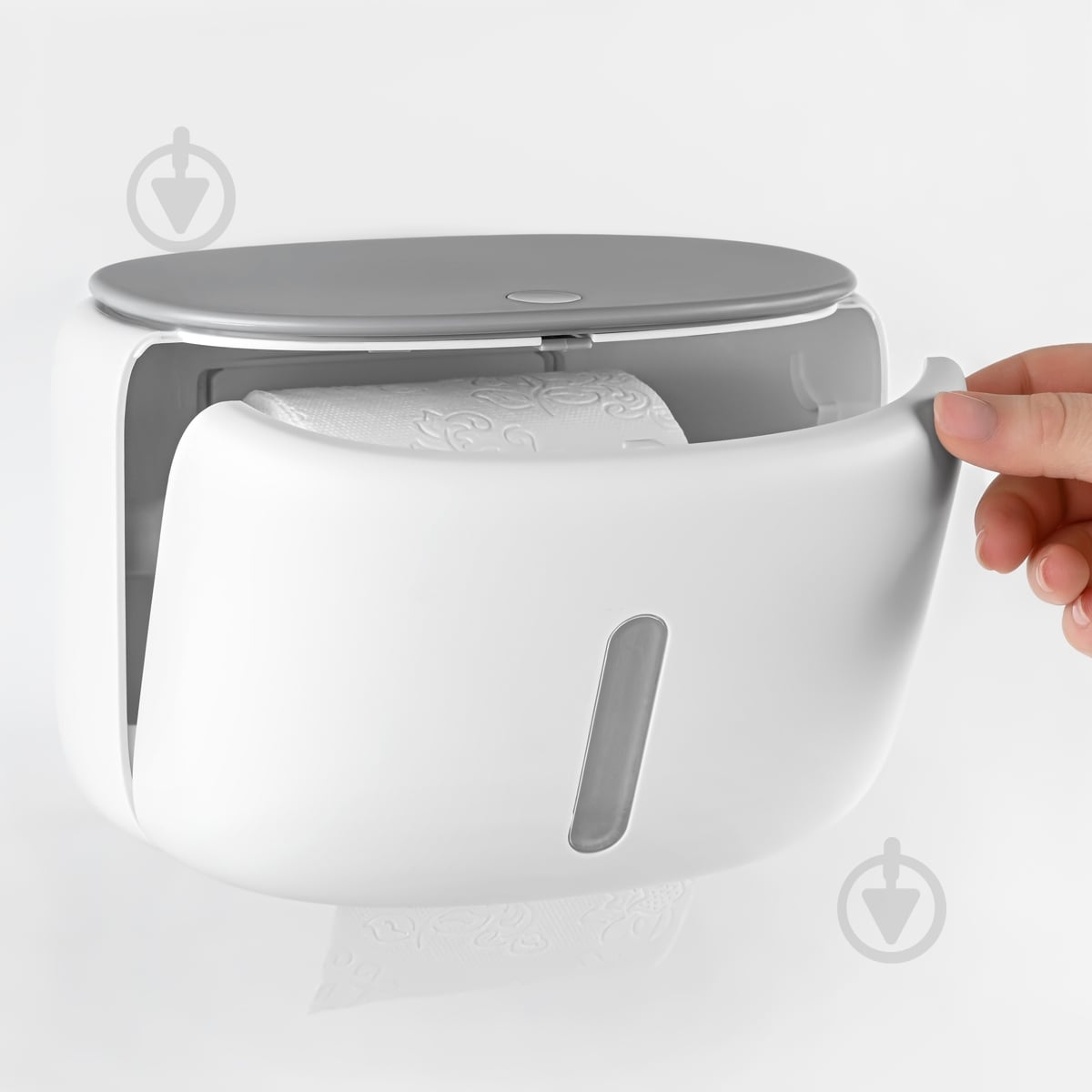 Держатель для туалетной бумаги MVM BP-43 White/Gray - фото 3