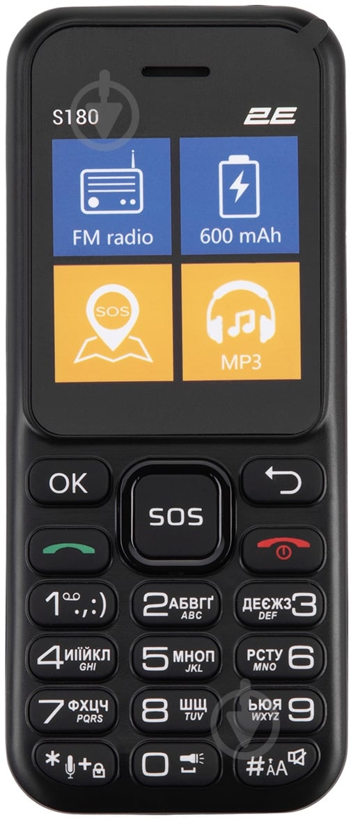 Мобильный телефон 2E S180 2024 black 694743653885 - фото 5
