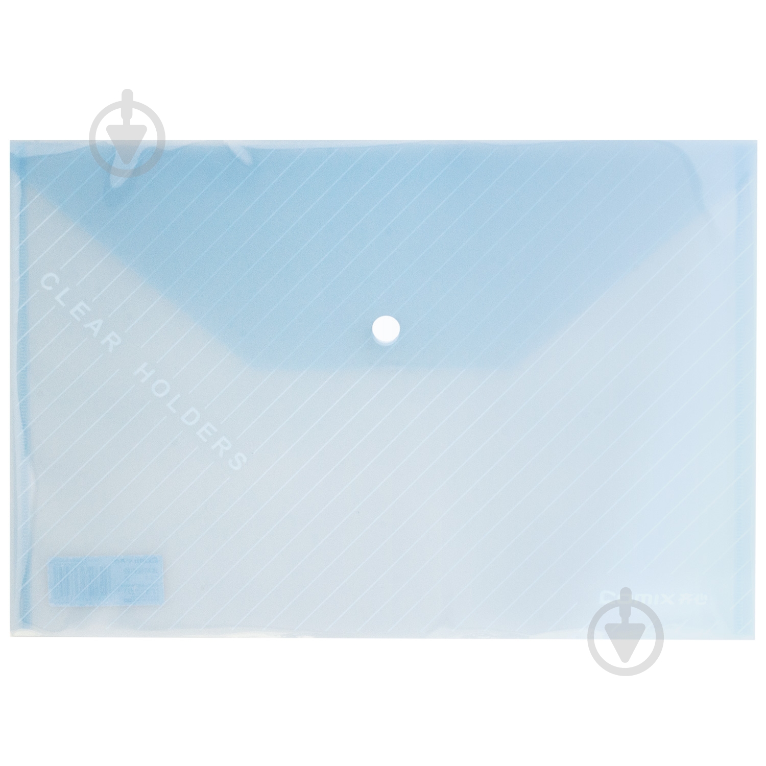 Папка-конверт на кнопці А4 прозора синя 10 шт. Comix FOLD-COM-C330-BL-10 - фото 1 Папка-конверт на кнопці А4 прозора синя 10 шт. Comix FOLD-COM-C330-BL-10 - фото 1