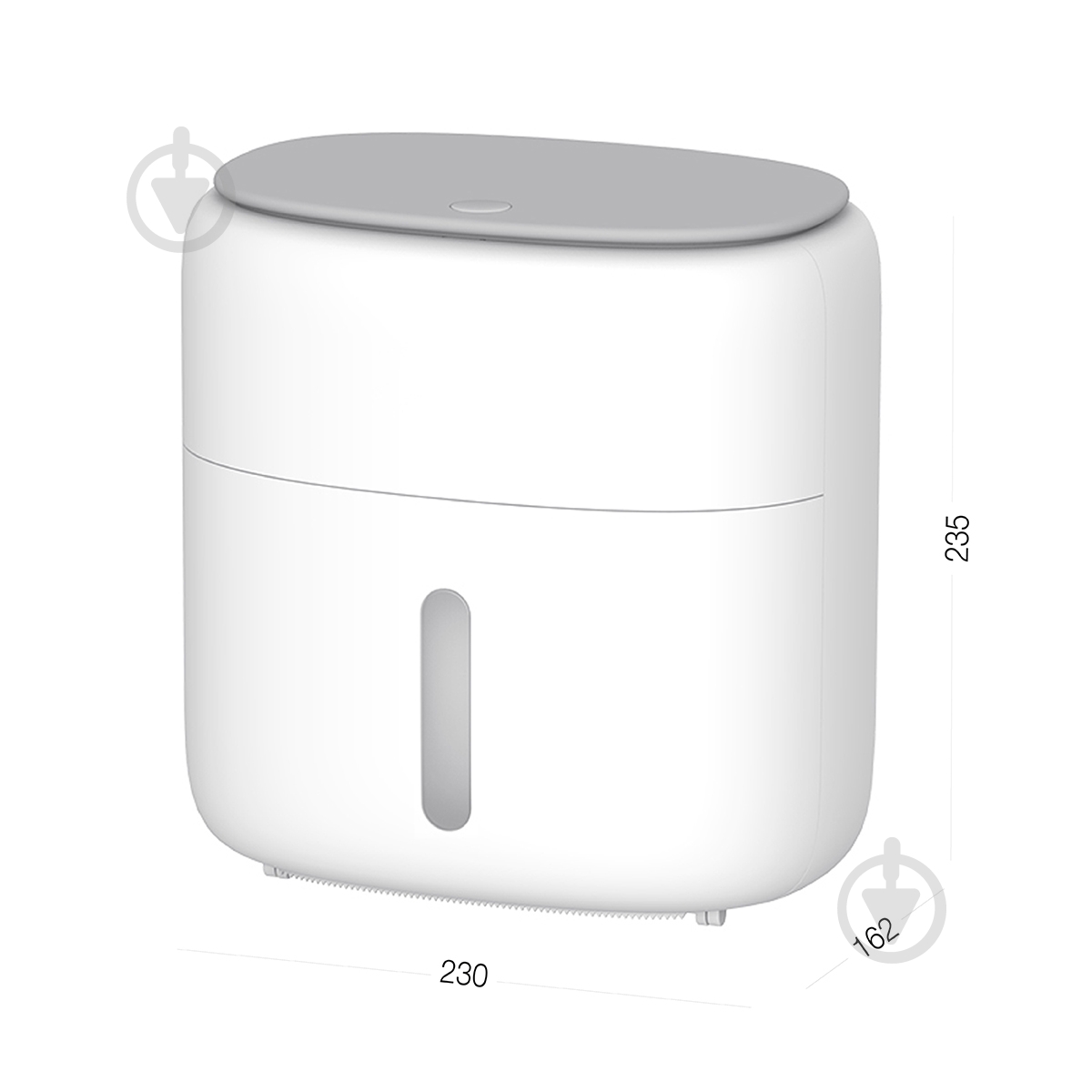 Держатель для туалетной бумаги MVM BP-44 White/Gray - фото 2 Держатель для туалетной бумаги MVM BP-44 White/Gray - фото 2