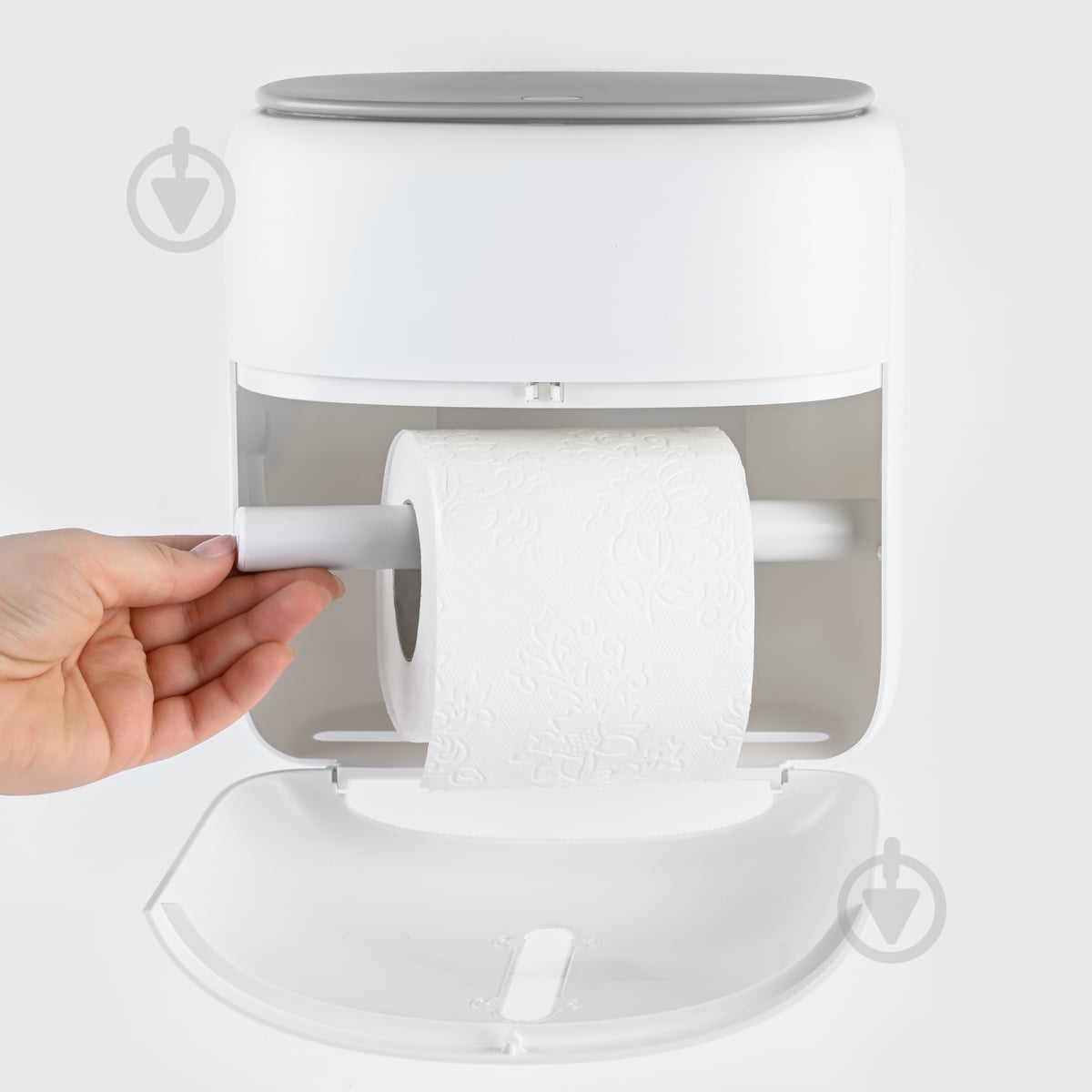 Тримач для туалетного паперу MVM BP-44 White/Gray - фото 5