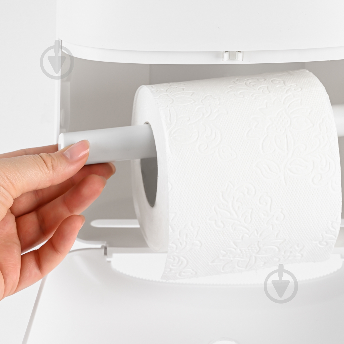 Тримач для туалетного паперу MVM BP-44 White/Gray - фото 8