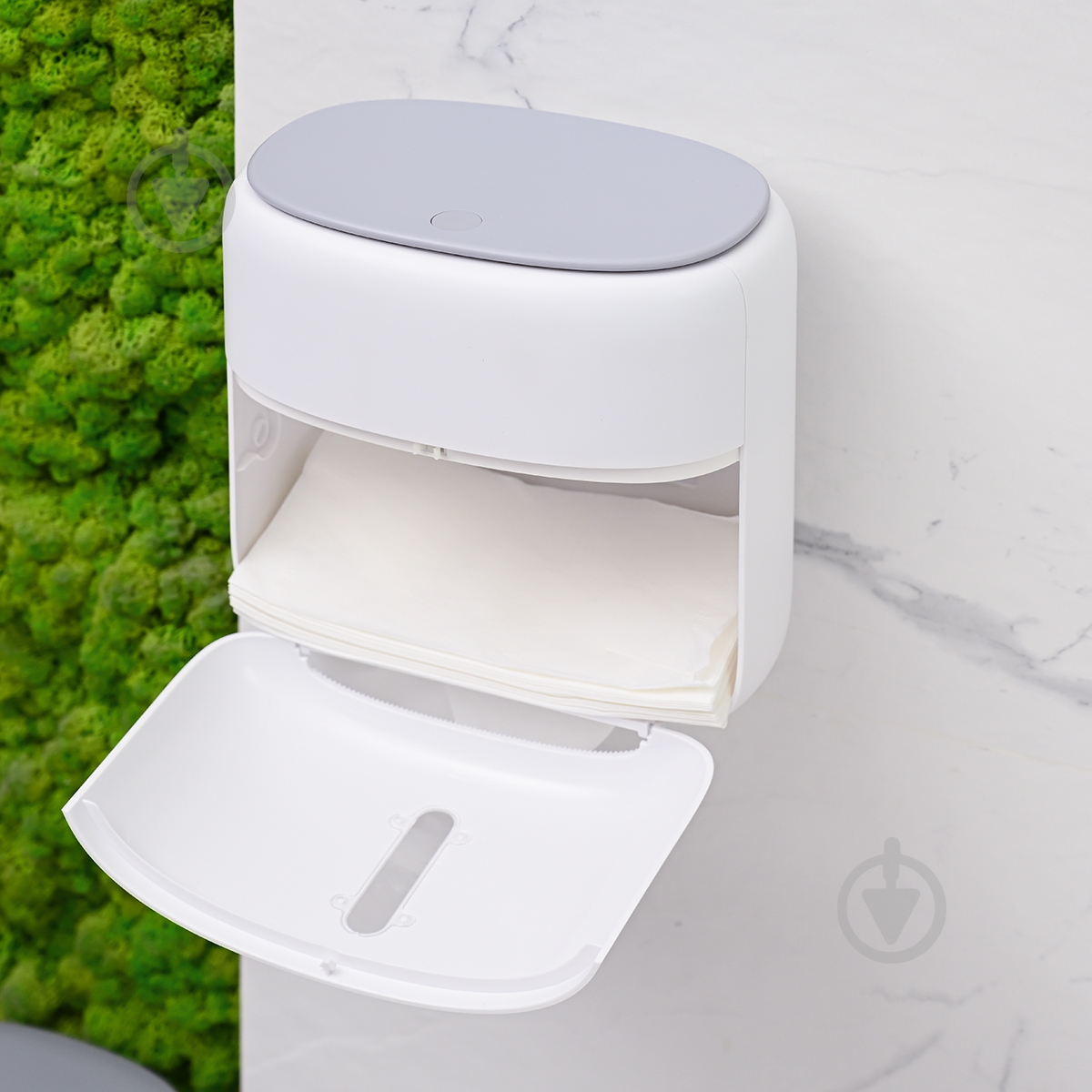 Тримач для туалетного паперу MVM BP-44 White/Gray - фото 12