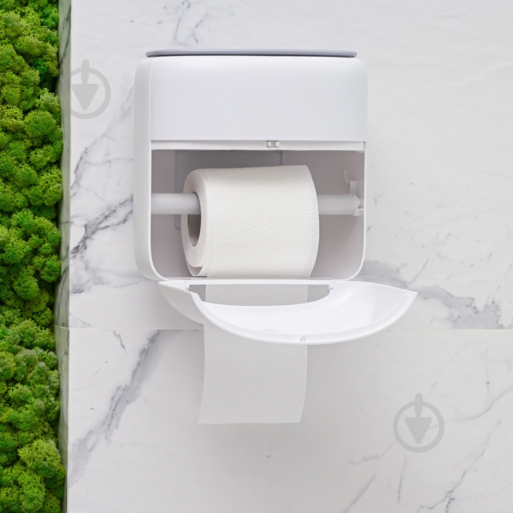 Тримач для туалетного паперу MVM BP-44 White/Gray - фото 14