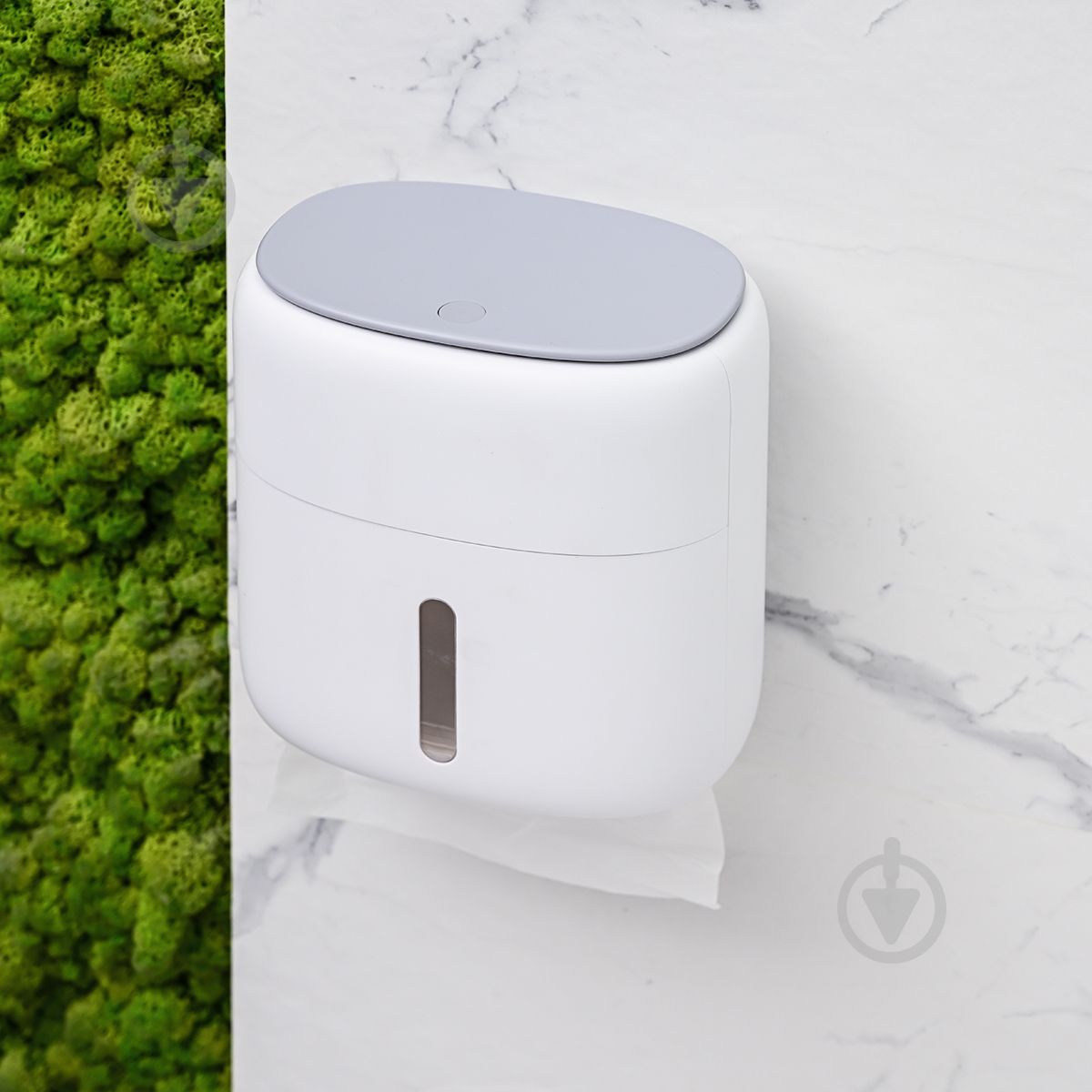 Тримач для туалетного паперу MVM BP-44 White/Gray - фото 11