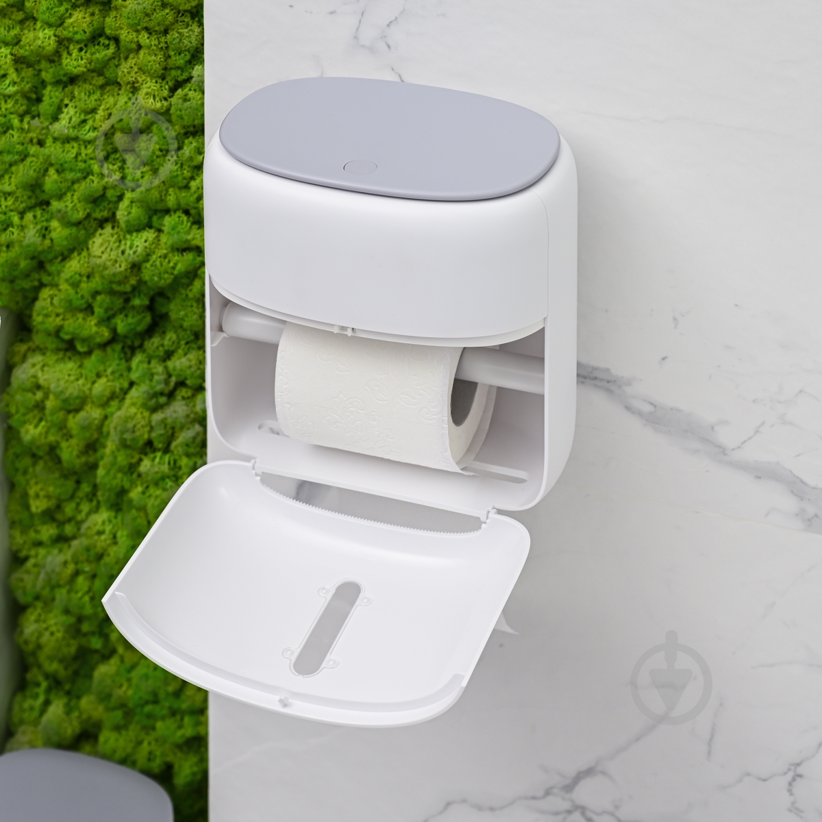 Тримач для туалетного паперу MVM BP-44 White/Gray - фото 13