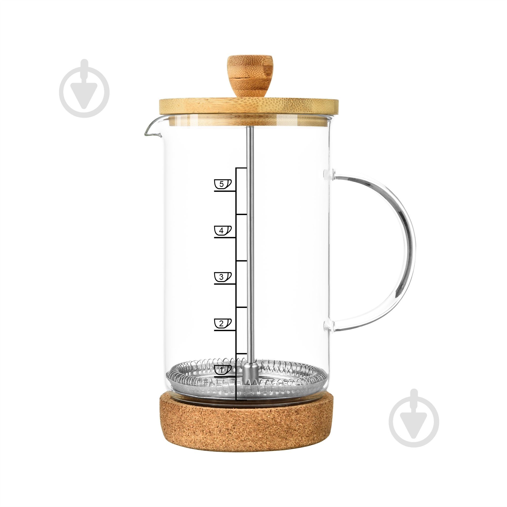 Френч-пресс Krauff 800 мл 26-293-003 - фото 1