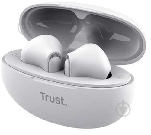 Навушники бездротові Trust Yavi Earphones white (25173_TRUST) - фото 5 Навушники бездротові Trust Yavi Earphones white (25173_TRUST) - фото 5