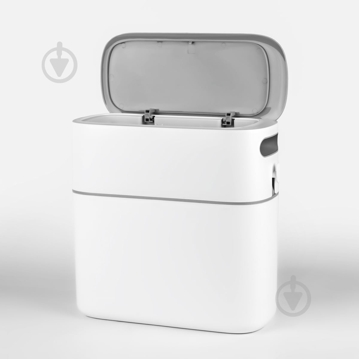 Ведро для мусора MVM BIN-22 12L White/Gray - фото 2