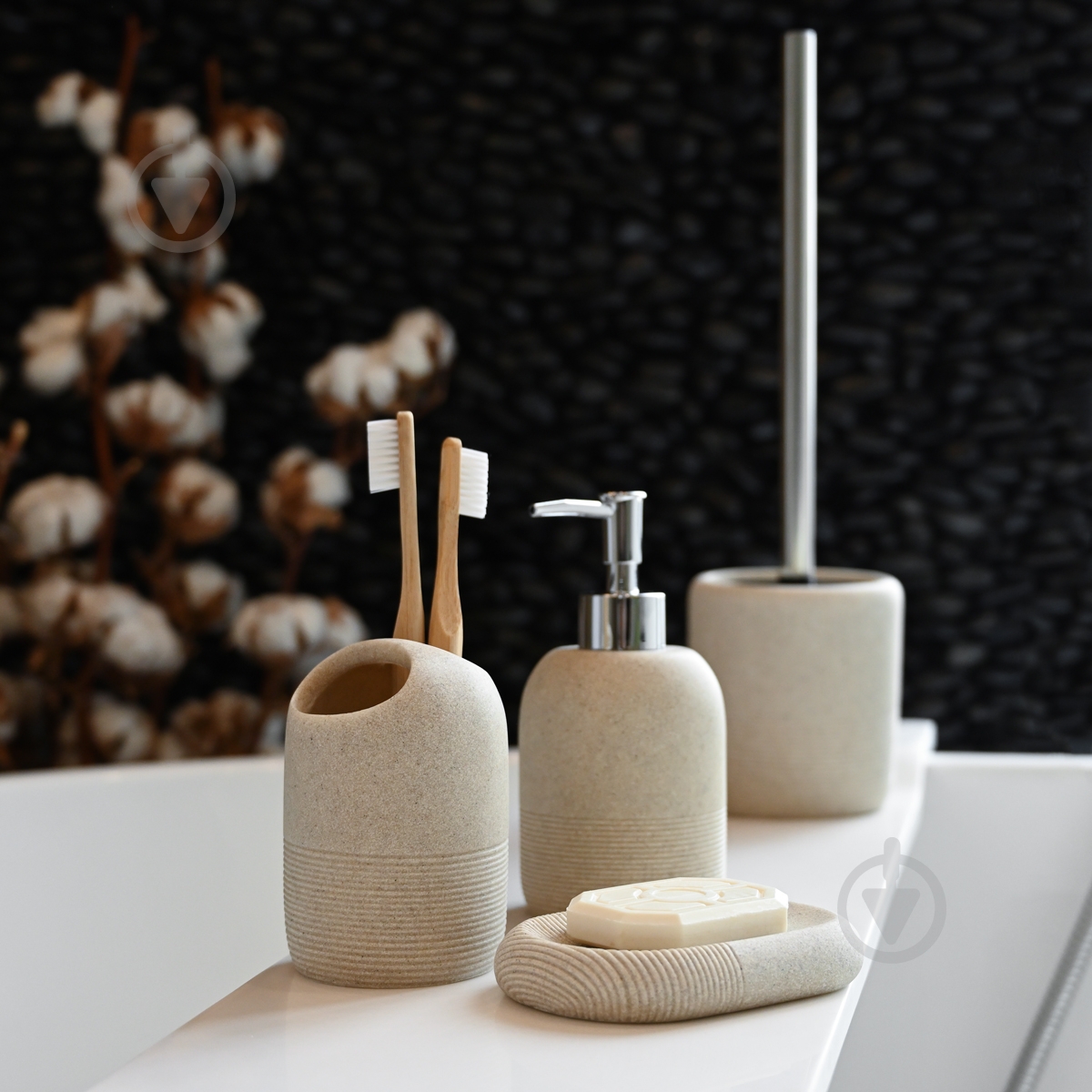 Дозатор для жидкого мыла MVM BA-04 Beige Boston - фото 13