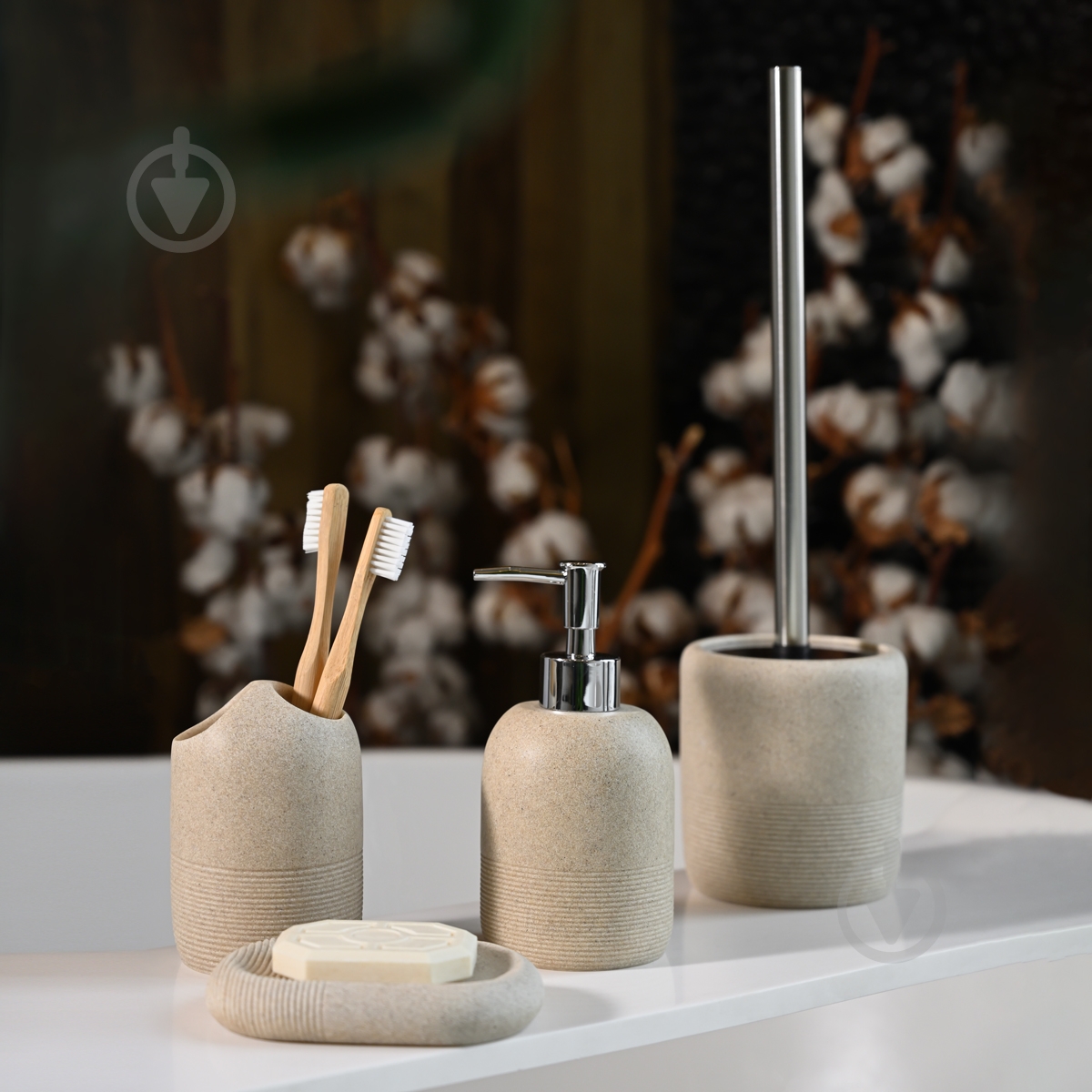 Дозатор для жидкого мыла MVM BA-04 Beige Boston - фото 14