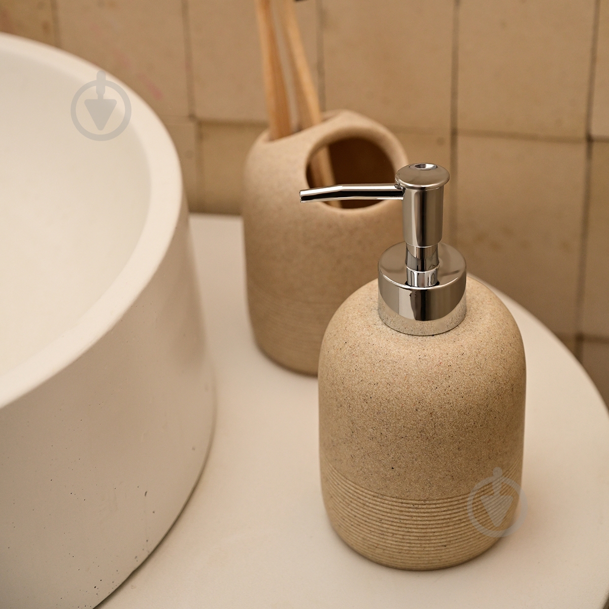 Дозатор для жидкого мыла MVM BA-04 Beige Boston - фото 5