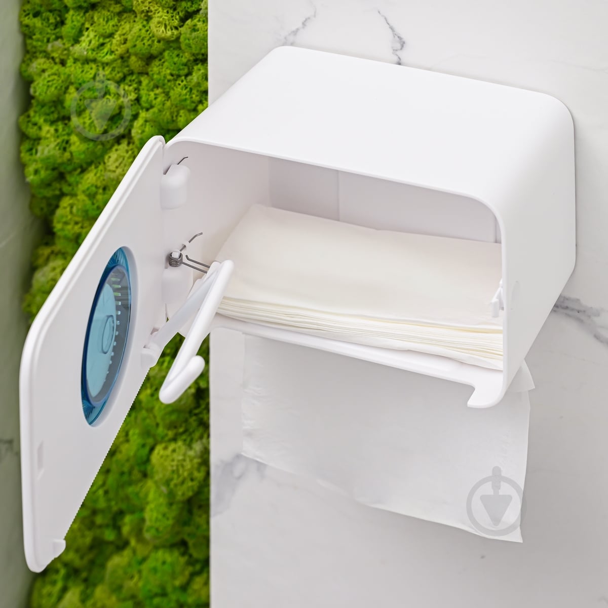 Тримач для туалетного паперу MVM BP-41 White/Gray - фото 17