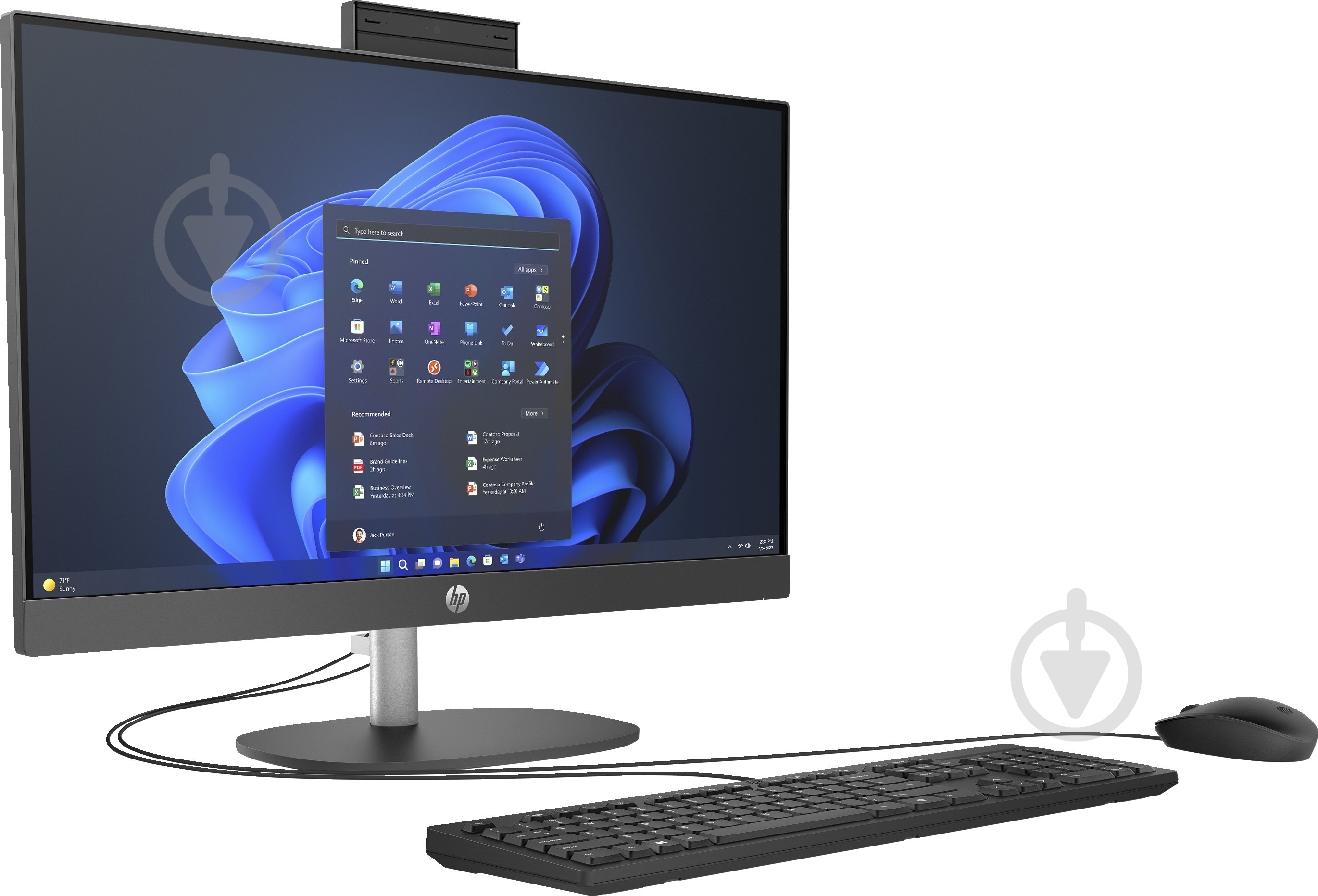 Моноблок HP ProOne 245 G10 23,8" (8T3N2ES) - фото 2