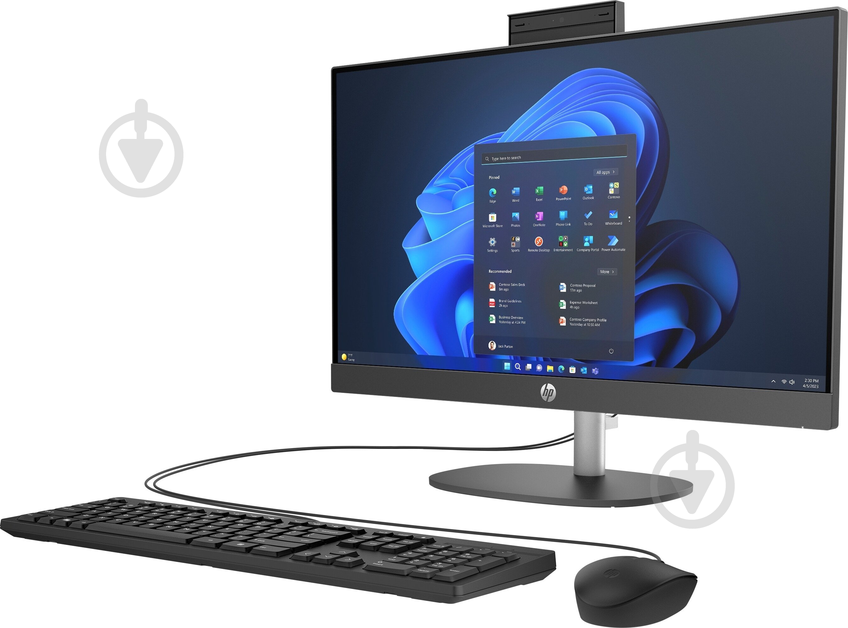 Моноблок HP ProOne 245 G10 23,8" (8T3N2ES) - фото 3