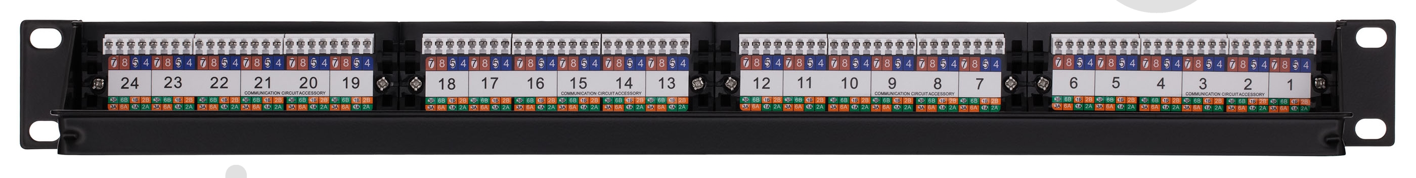 Патч-панель 2E САТ 5e UTP 24 порти - фото 3