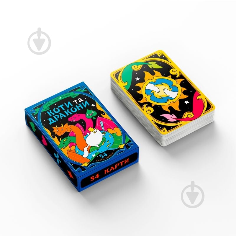 Гральні карти Orner «Коти та Дракони» orner-2870 - фото 3 Гральні карти Orner «Коти та Дракони» orner-2870 - фото 3