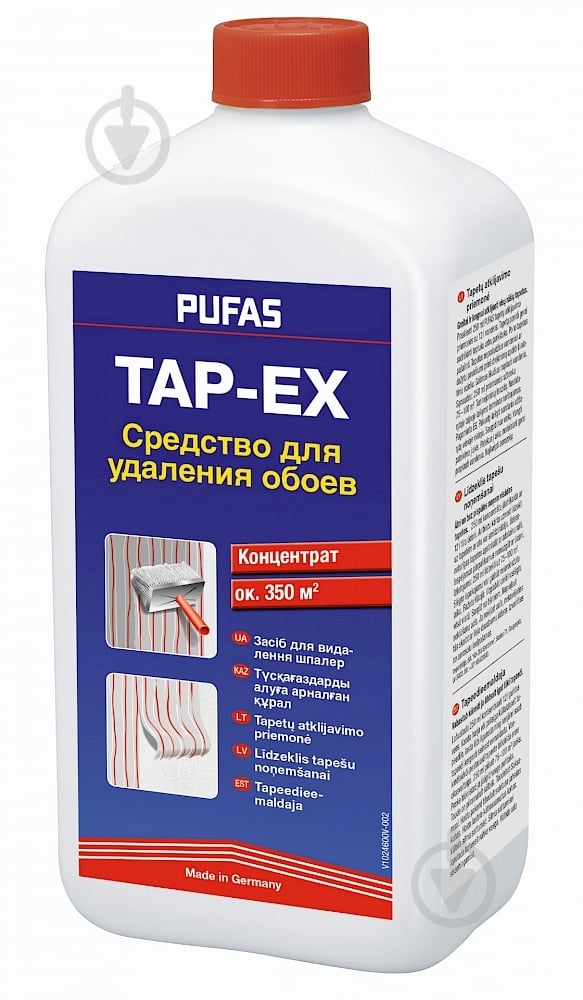 Засіб для зняття шпалер PUFAS TAP-EX 1 л - фото 1