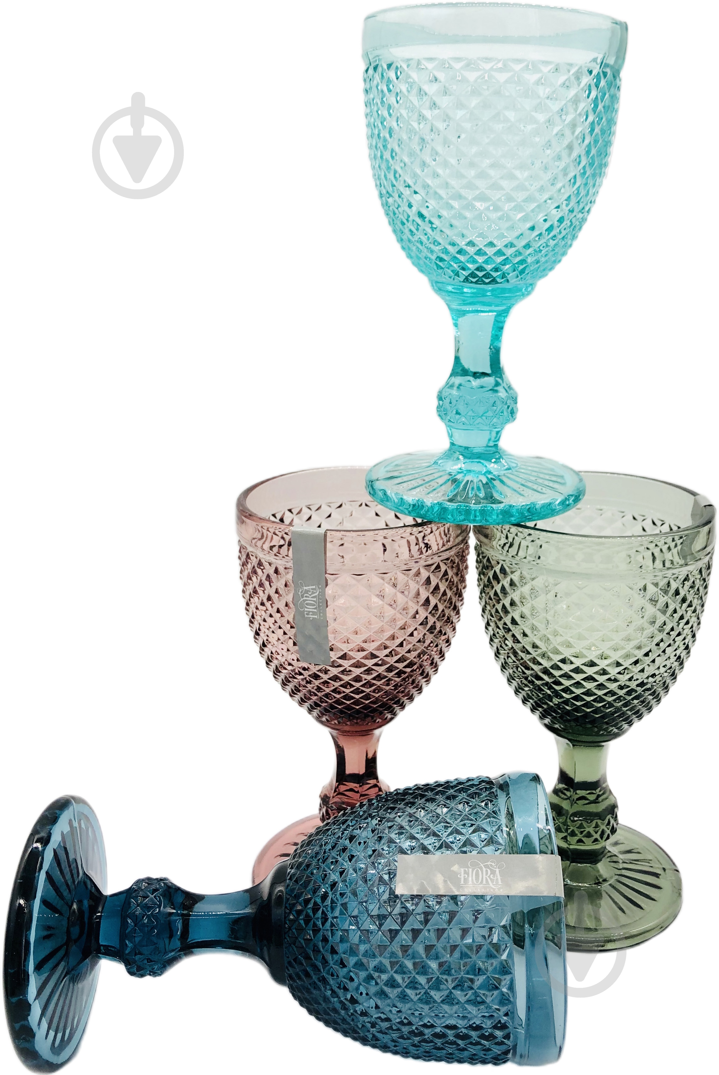 Бокал Fiora Corn серый 290 мл - фото 8