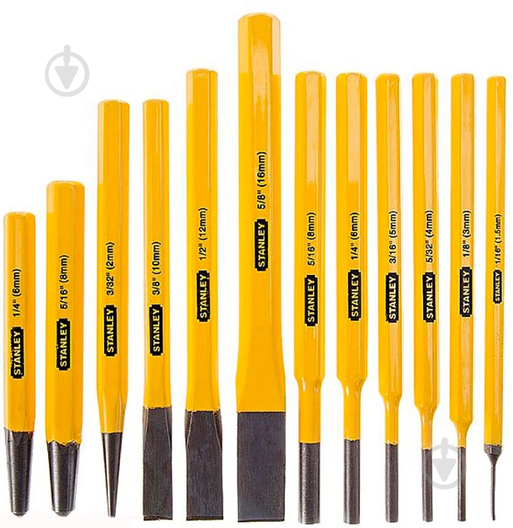 Набор зубил и пробойников Stanley 4-18-299 - фото 2