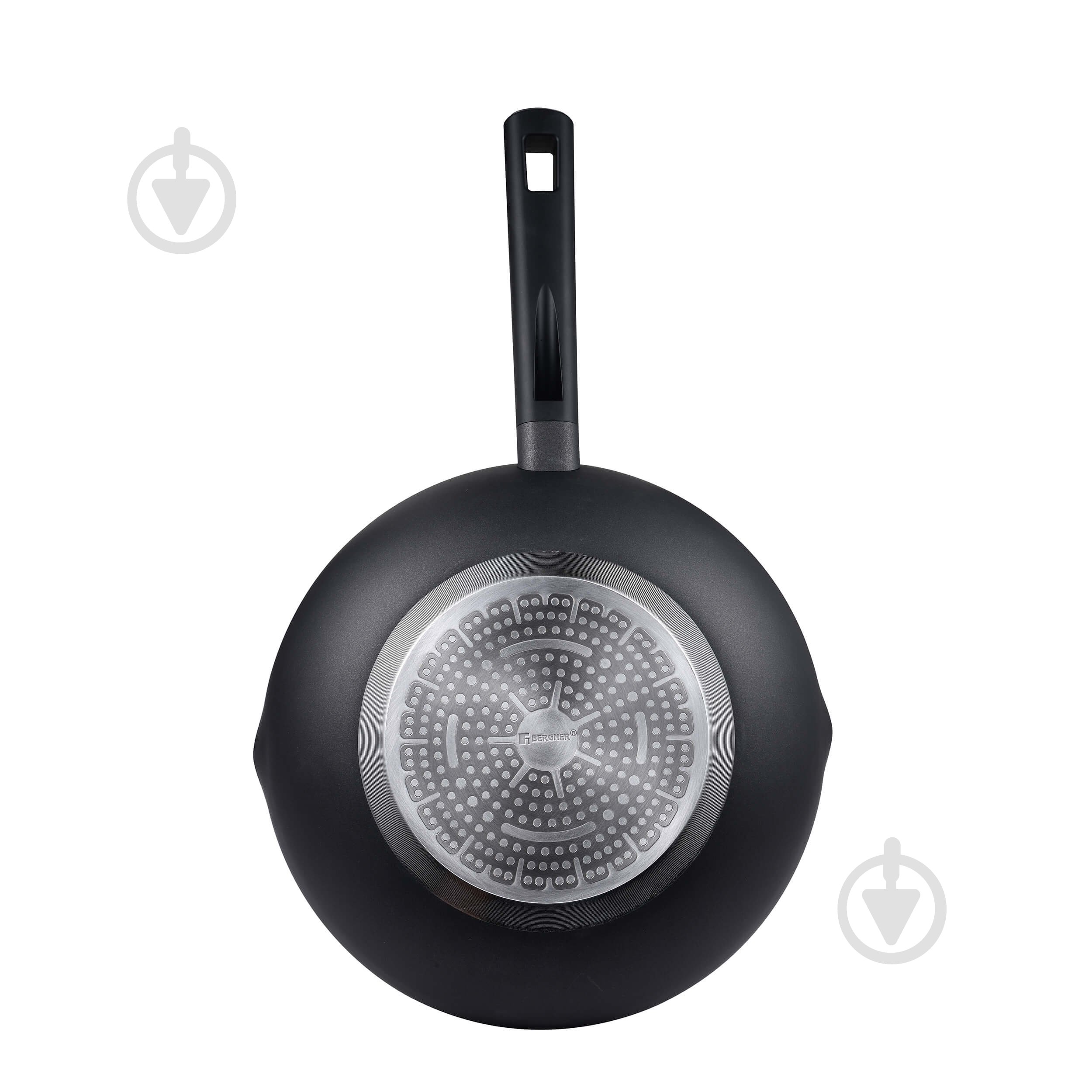 Сковорода wok Bergner Ion plus 28 см BG-35908-BK - фото 3