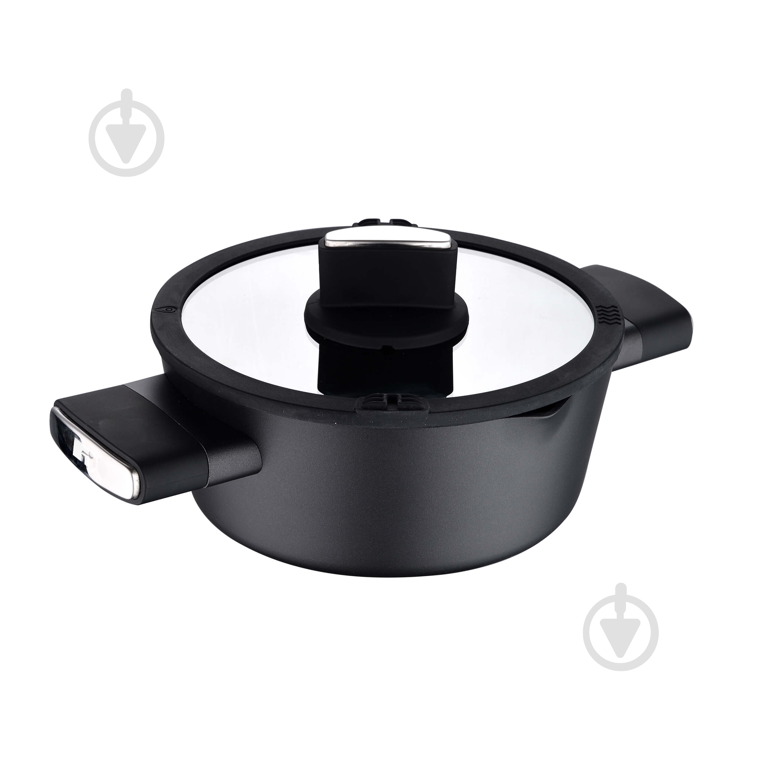 Каструля з кришкою Bergner Ion plus 2 л BG-35910-BK - фото 1