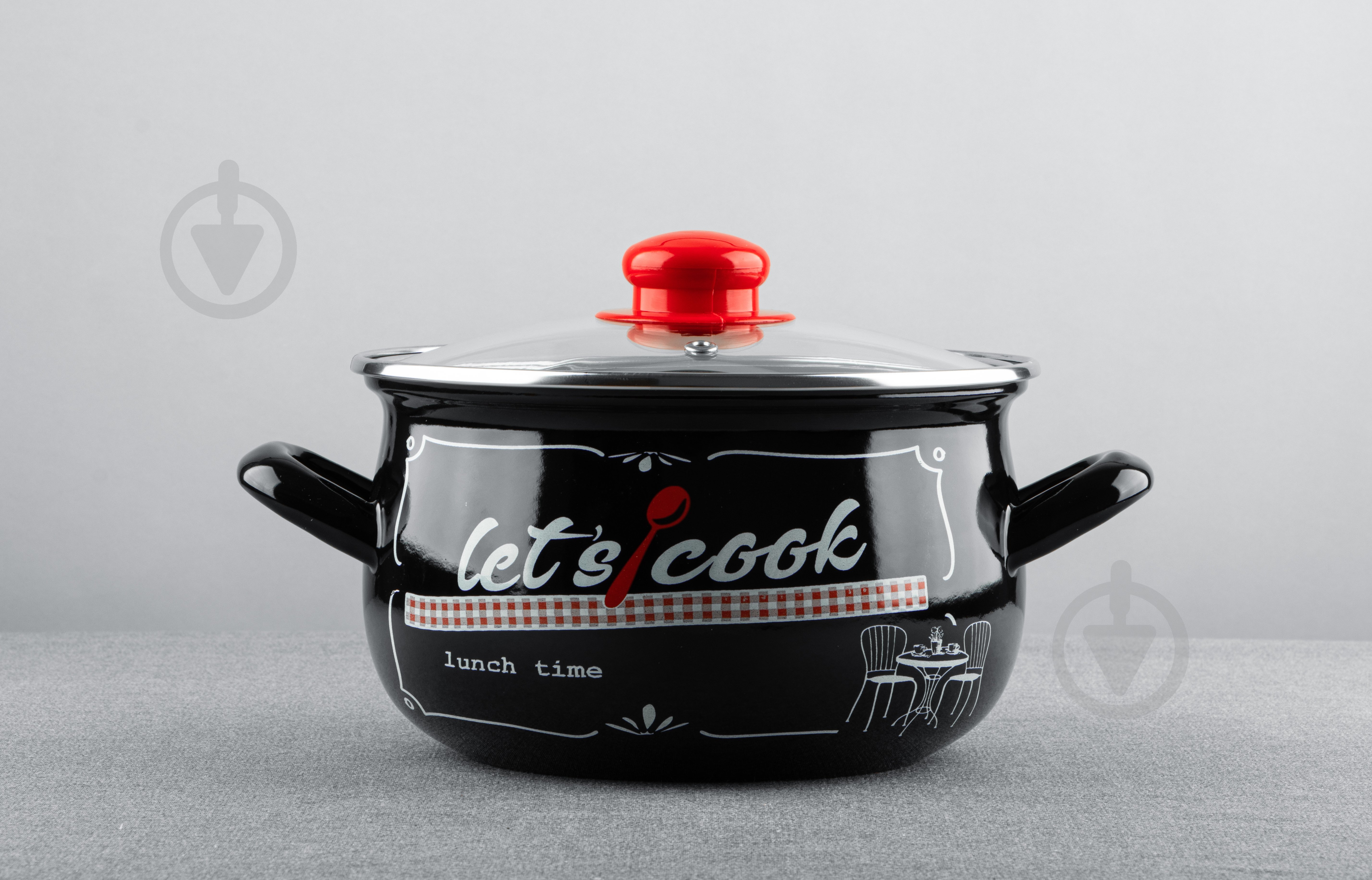 Кастрюля с крышкой Gusto Давайте готовить GT-T-3-LCB 2,1 л/3,1 л/4 л (BP117889) - фото 3 Кастрюля с крышкой Gusto Давайте готовить GT-T-3-LCB 2,1 л/3,1 л/4 л (BP117889) - фото 3