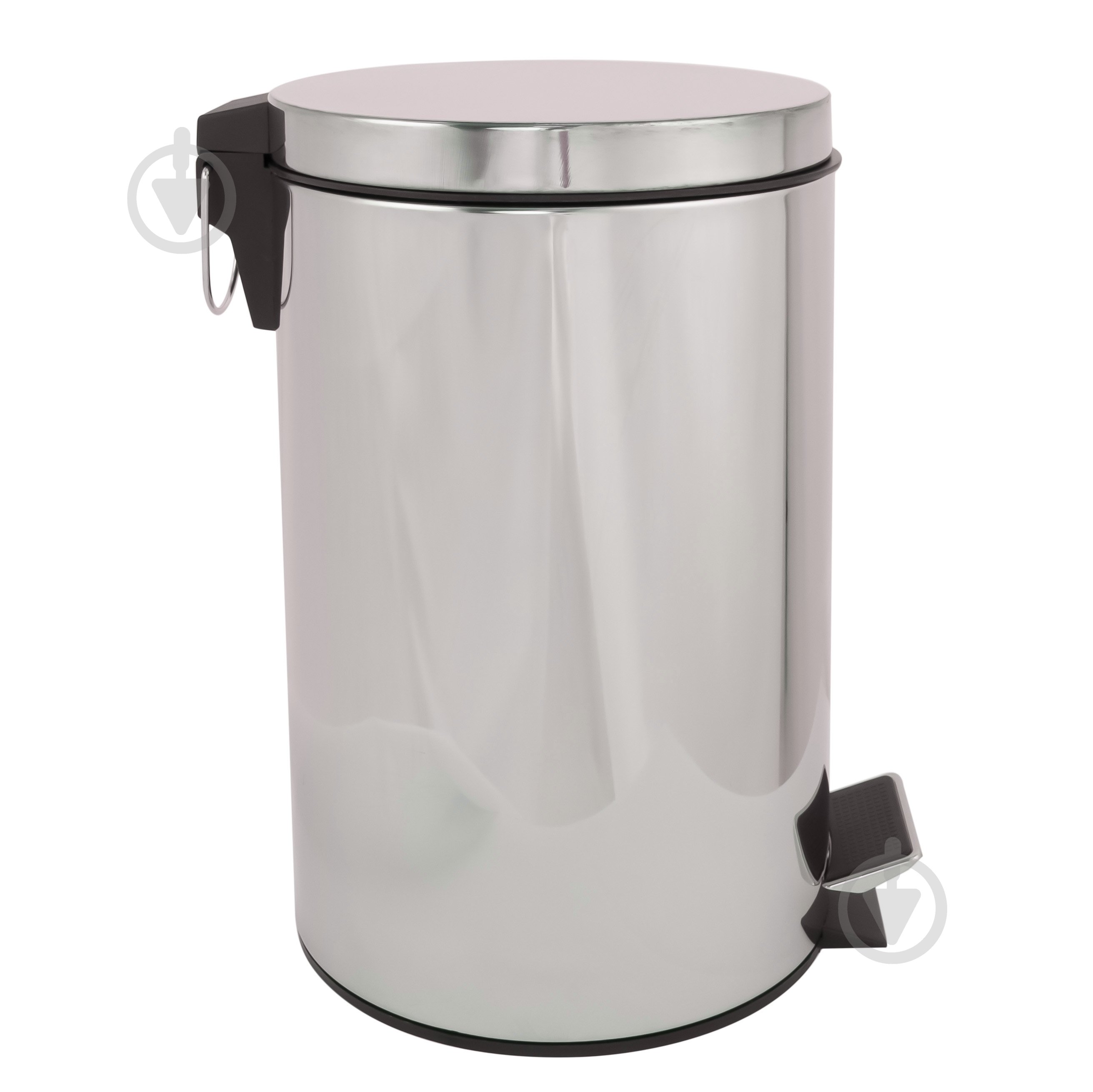 Ведро для ванной AlexValex с педалью 12 л, нержавеющая сталь - фото 4 Ведро для ванной AlexValex с педалью 12 л, нержавеющая сталь - фото 4