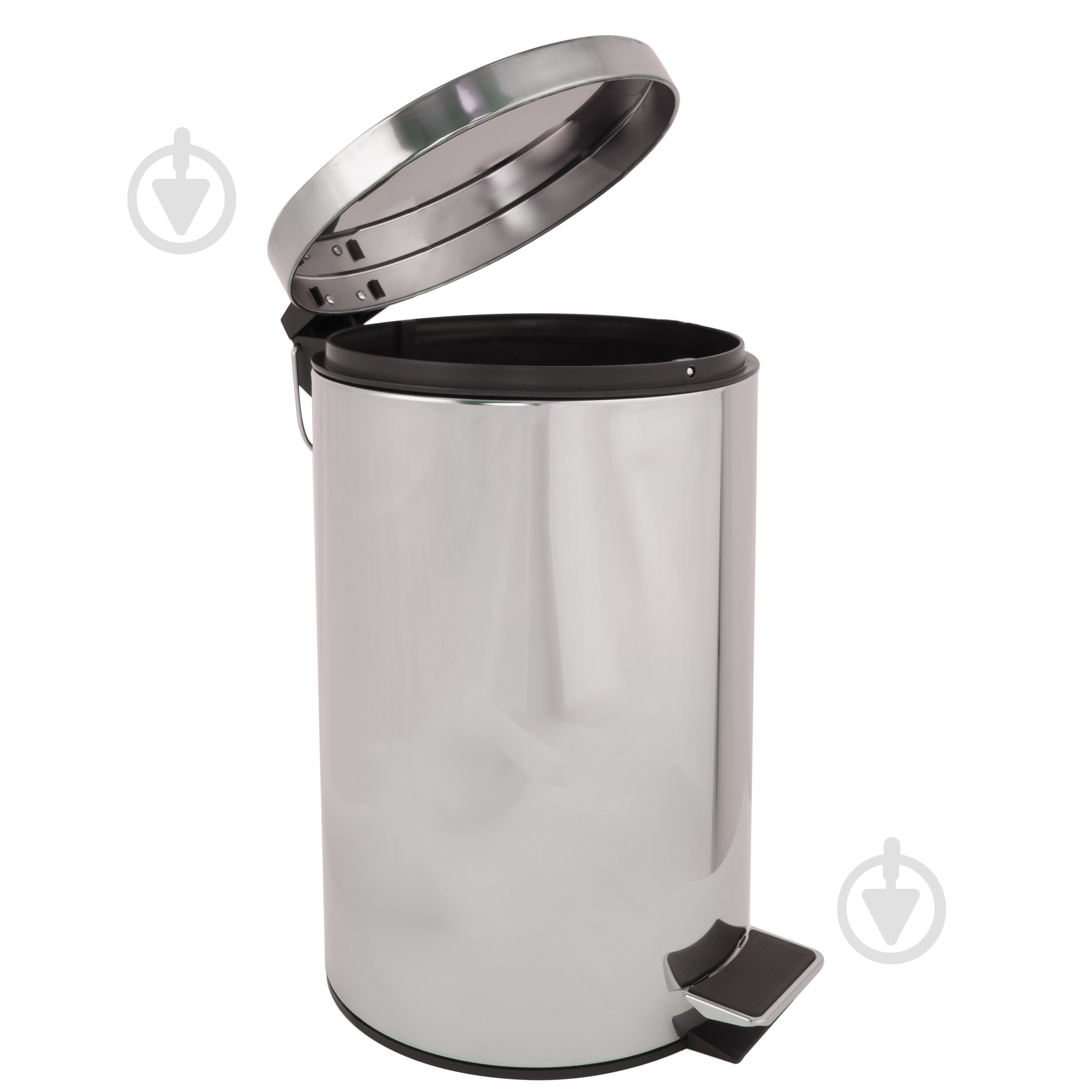 Ведро для ванной AlexValex с педалью 12 л, нержавеющая сталь - фото 2 Ведро для ванной AlexValex с педалью 12 л, нержавеющая сталь - фото 2