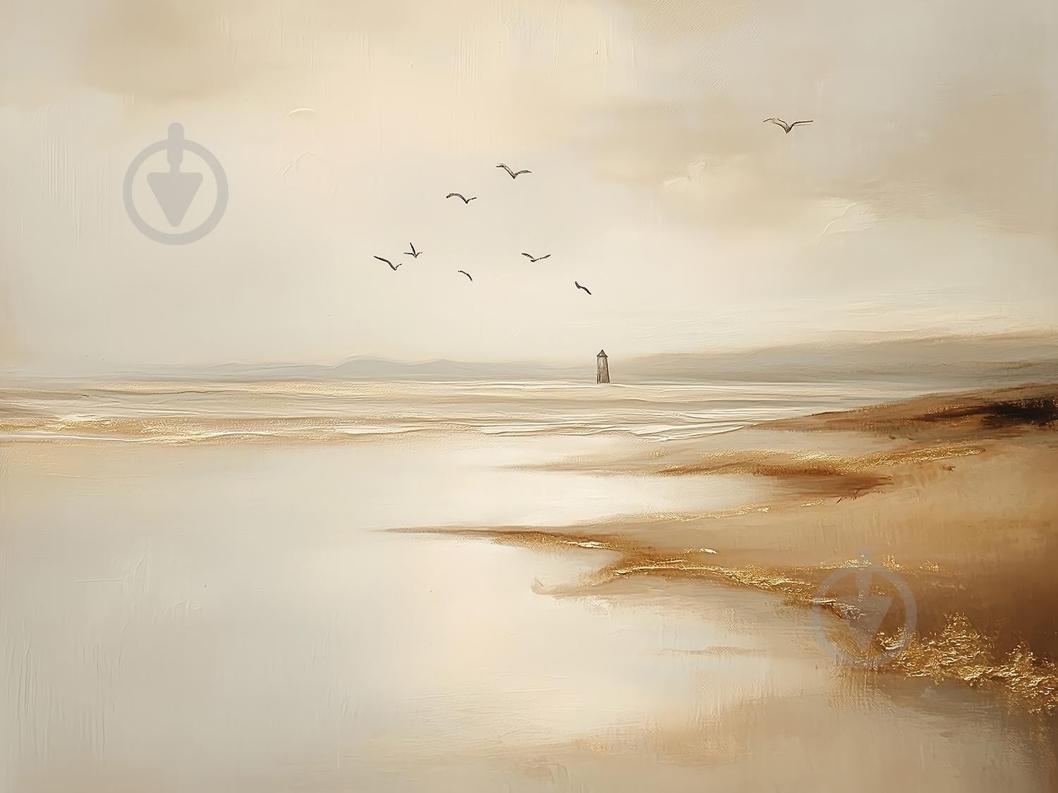 Картина Gilded strands 70x100 см Styler CA-18619 - фото 1