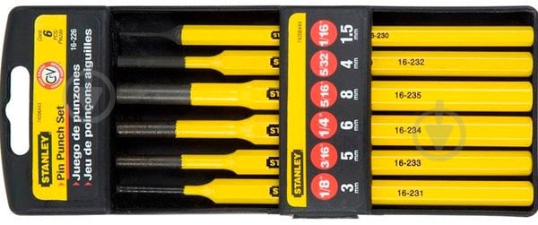 Набор пробойников Stanley 4-18-226 - фото 1