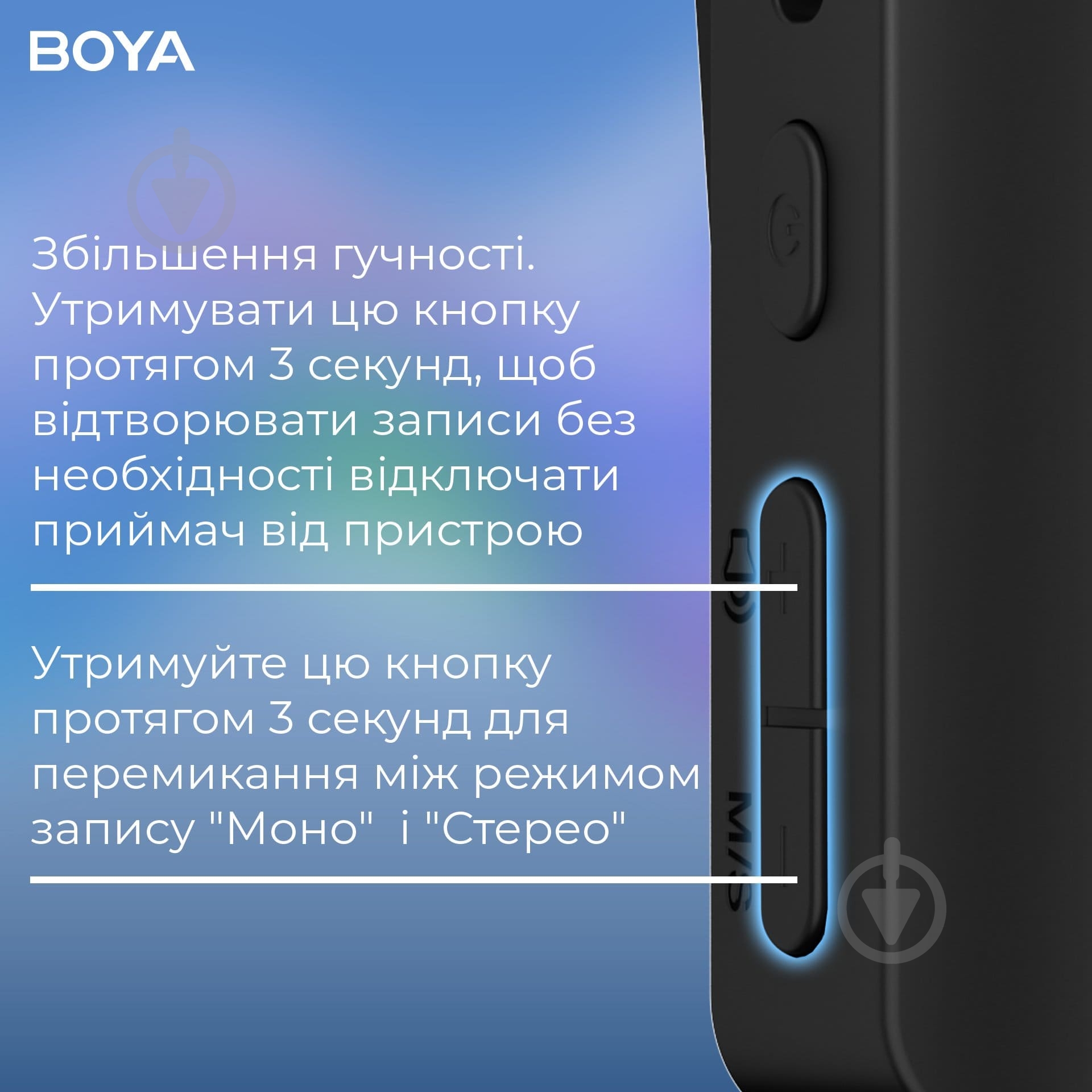 Микрофон петличный Boya TRS for camera Black (BY-V35) - фото 13