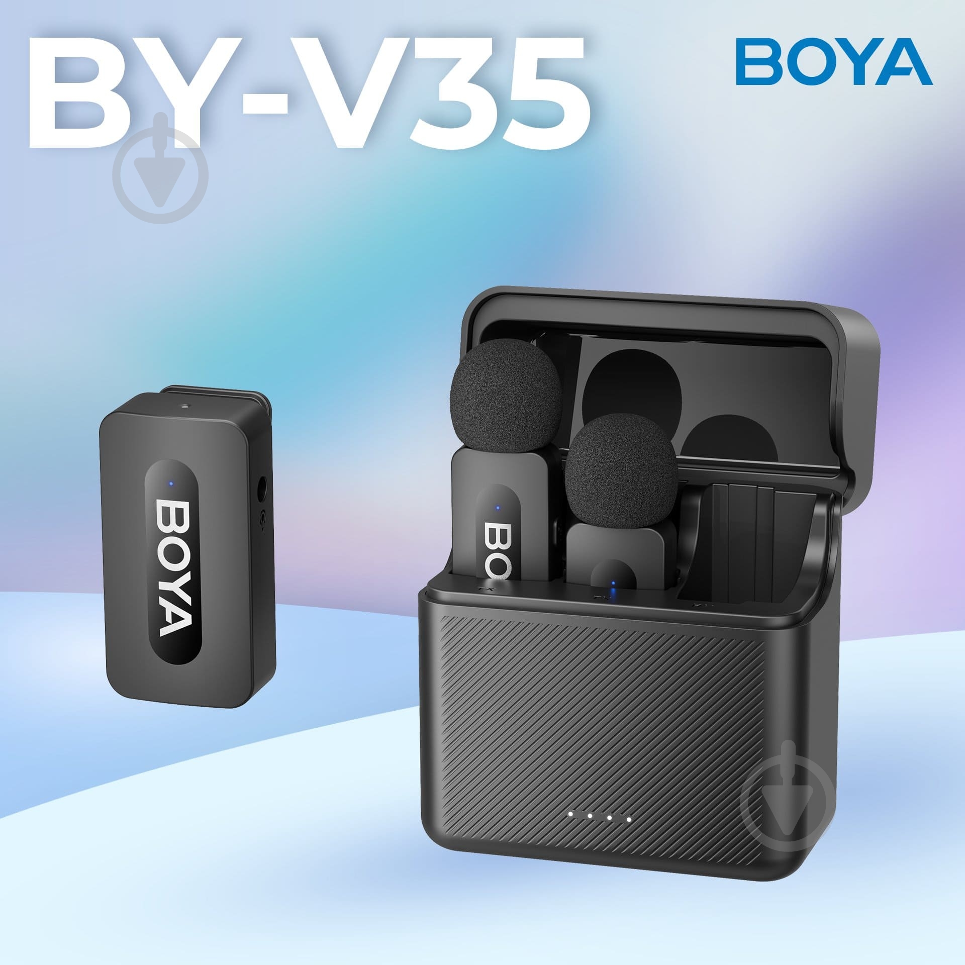 Микрофон петличный Boya TRS for camera Black (BY-V35) - фото 7