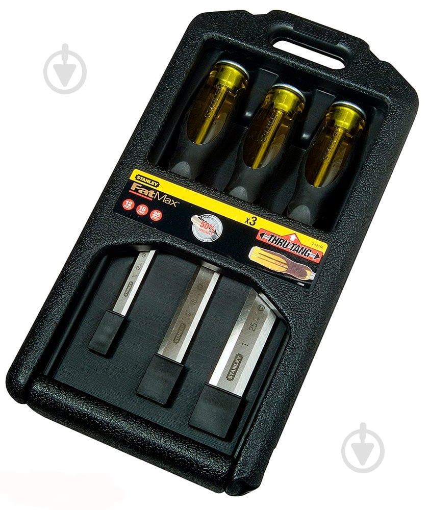 Набор стамесок Stanley Dynagrip Pro 2-16-270 - фото 1 Набор стамесок Stanley Dynagrip Pro 2-16-270 - фото 1