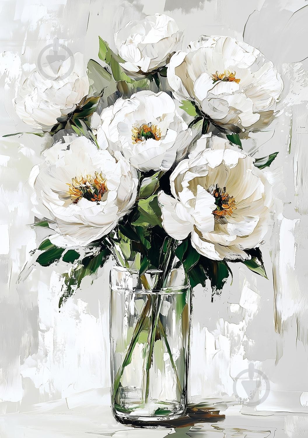 Картина Pure Peonies 60x80 см Styler CA-17021 - фото 1