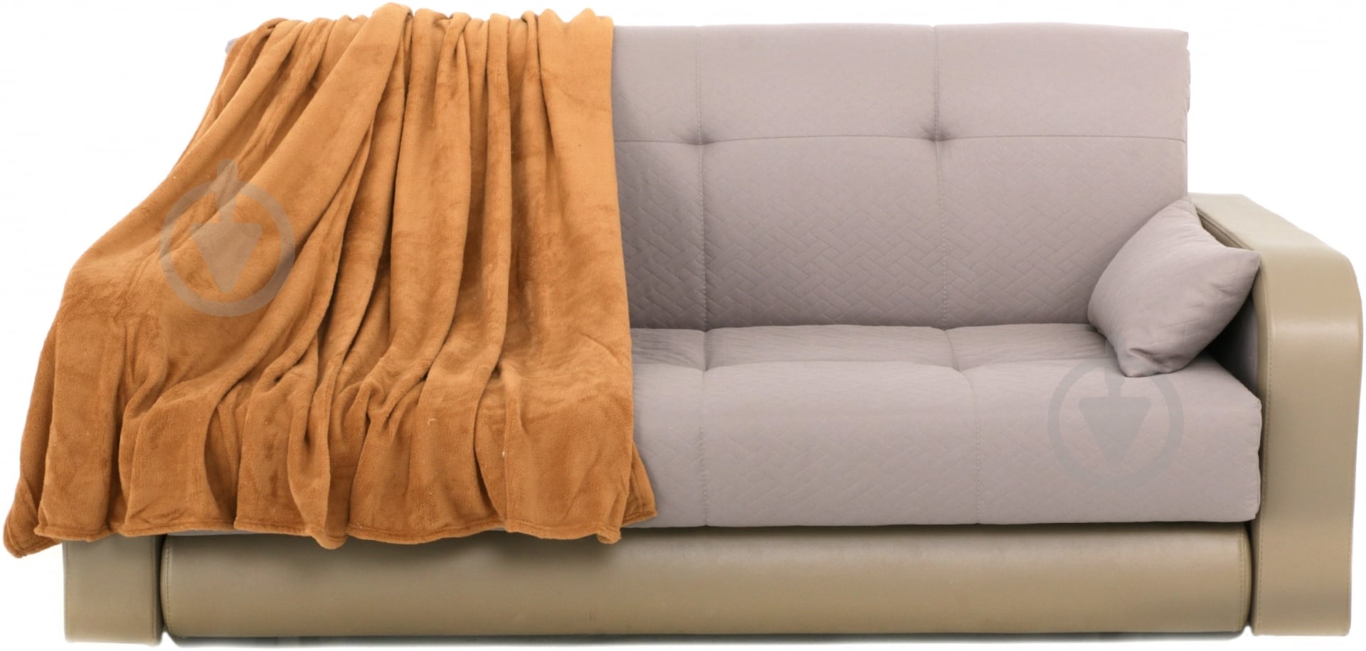 Плед 160x200 см бежевый Underprice - фото 1