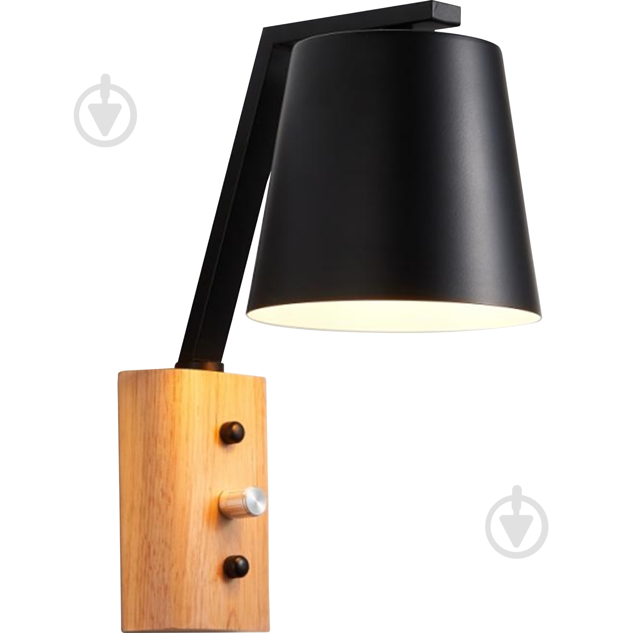 Бра Hopfen LOFT GRZ 1x40 Вт Е27 черный - фото 1