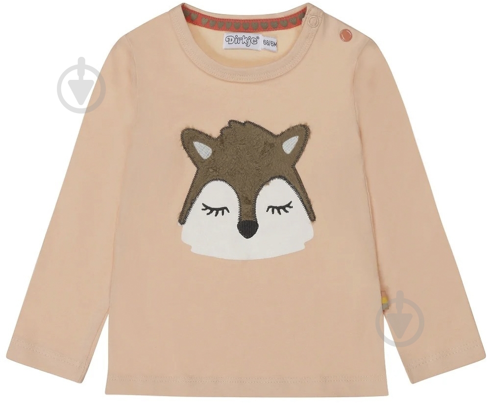 Реглан для девочки Dirkje р.80 персиковый S48403-35 - фото 1