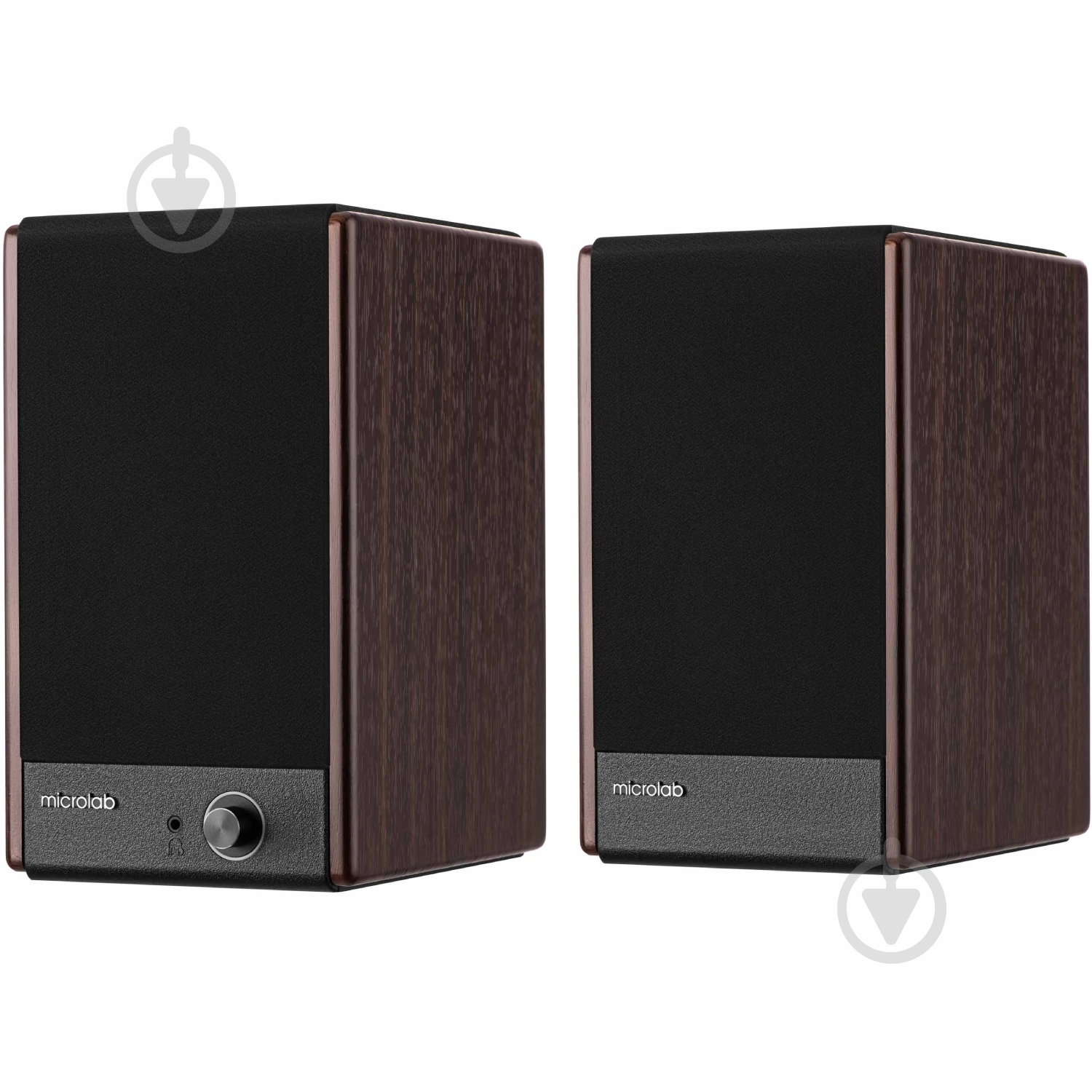 Акустическая система Microlab SOLO 3 2.0 black/brown - фото 1