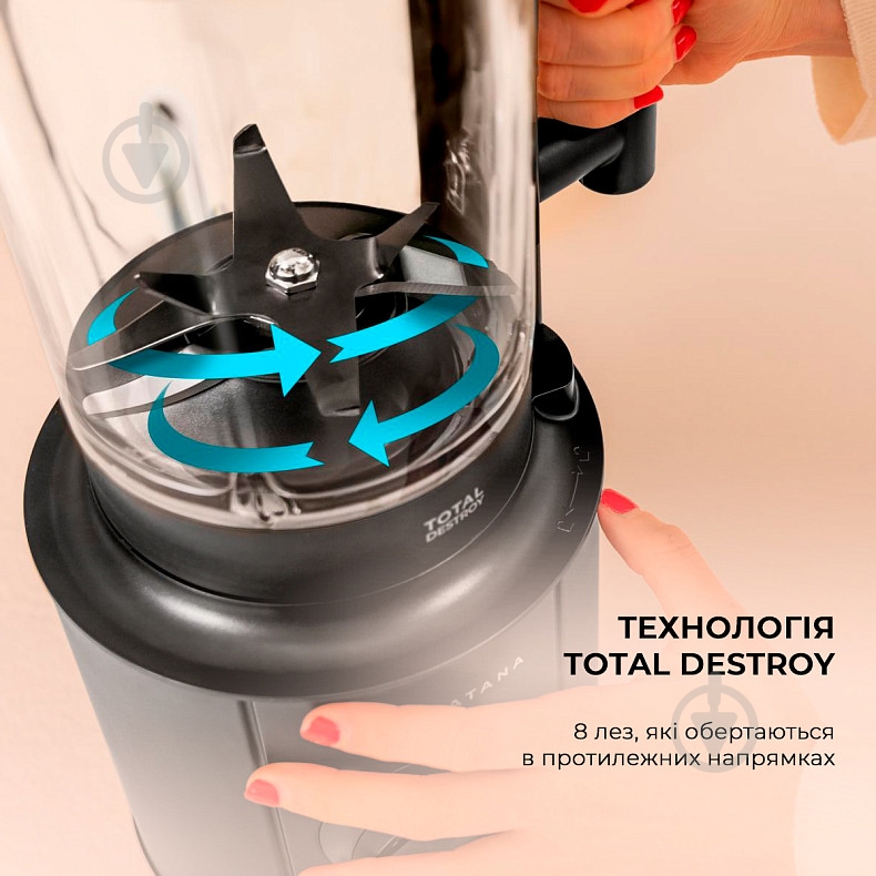 Блендер стаціонарний CECOTEC Grand Katana 2700MAX Total Destroy Screen B (CCTC-03986) - фото 7