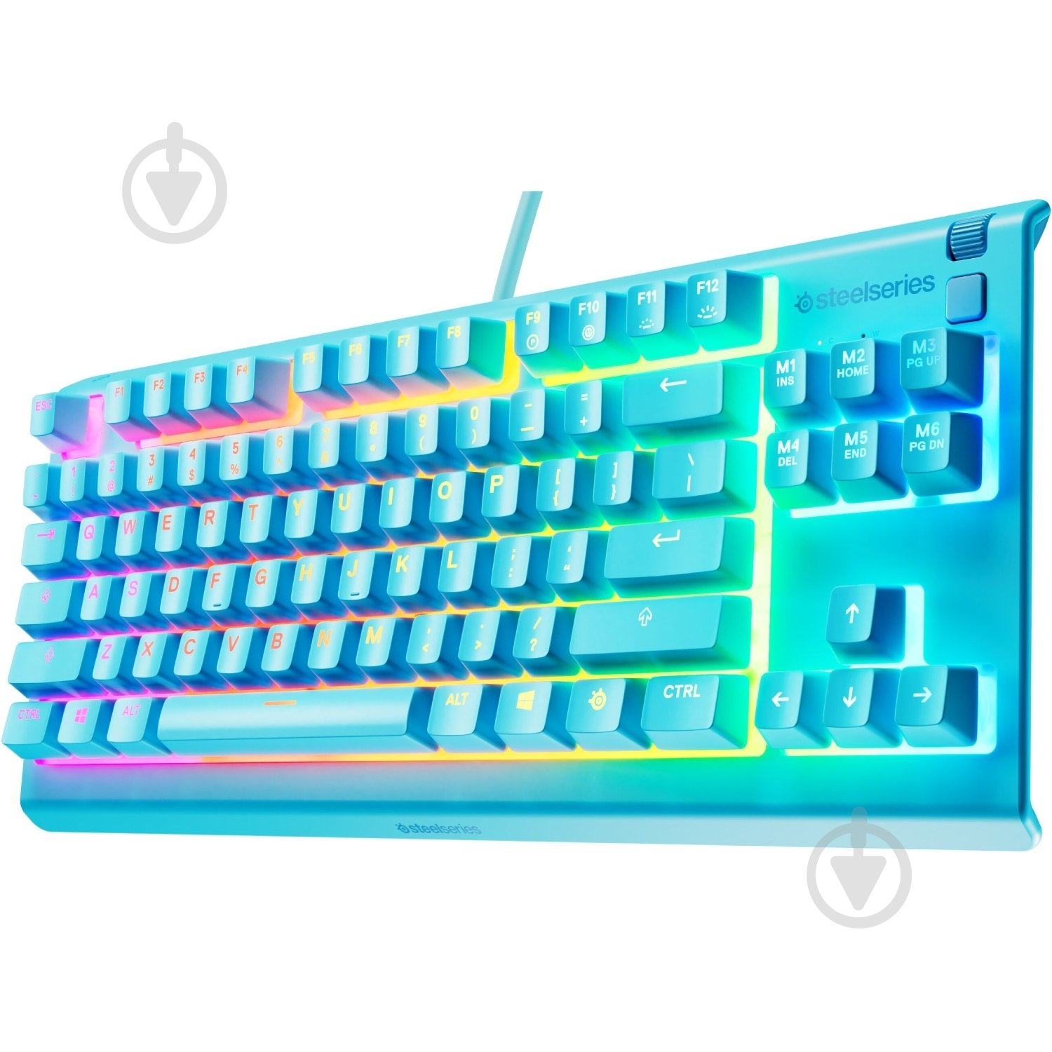 Клавіатура ігрова SteelSeries Apex 3 TKL (64933) blue - фото 2 Клавіатура ігрова SteelSeries Apex 3 TKL (64933) blue - фото 2