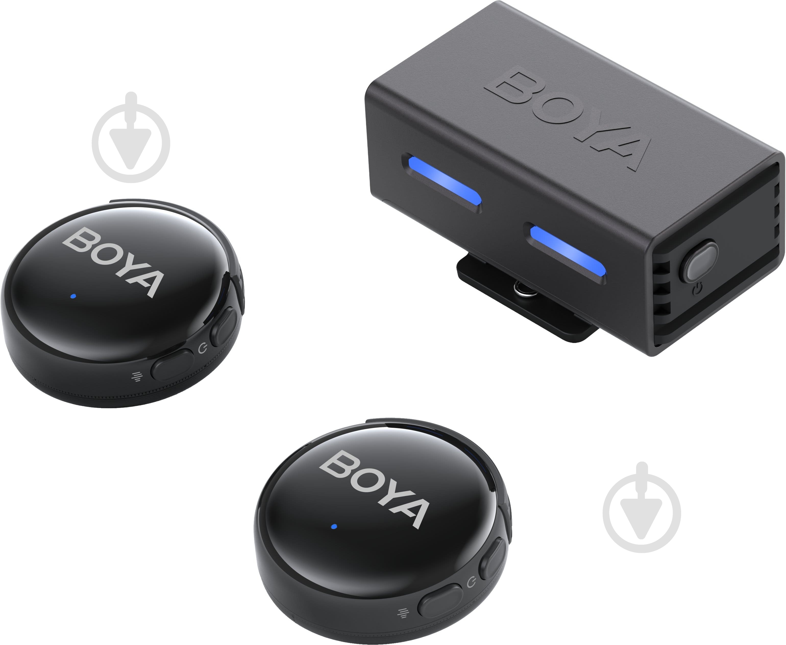 Мікрофон петличний Boya LINK 3-01 Type-C/TRS/Lightning Black (LINK 3-01) - фото 3